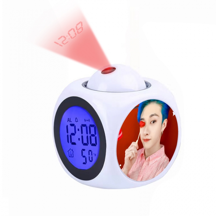 straykids Anime projection alarm clock electronic clock 8x8x10cm