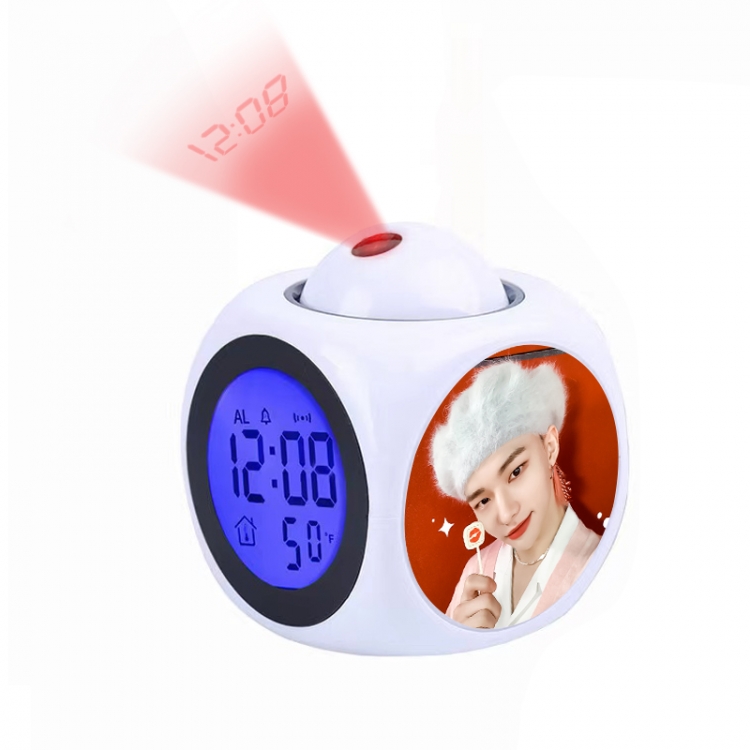 straykids Anime projection alarm clock electronic clock 8x8x10cm