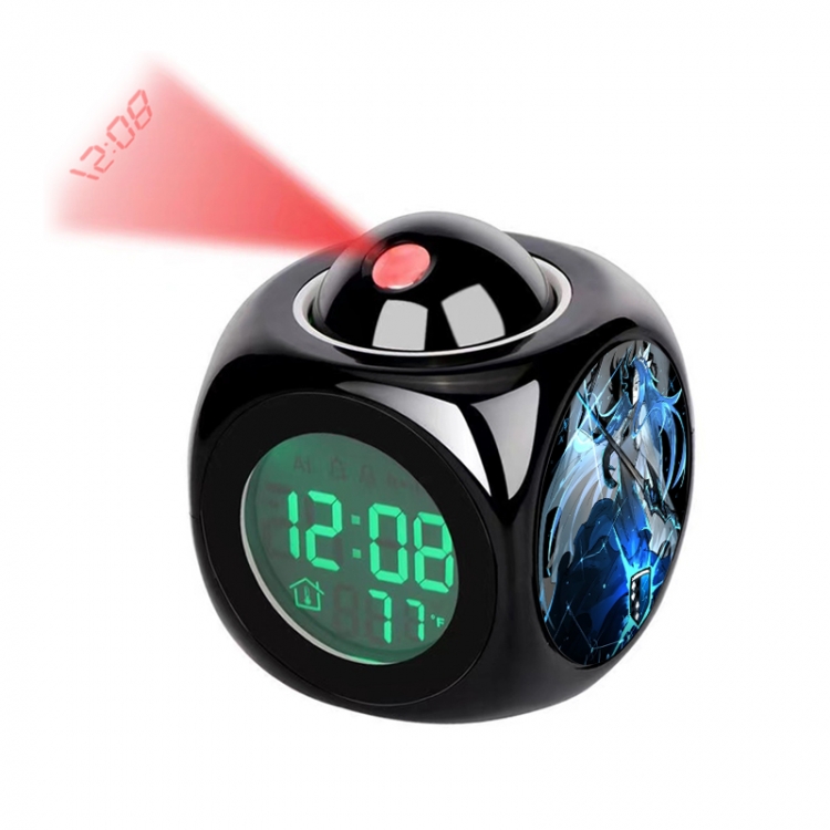 Library Of Ruina Anime projection alarm clock electronic clock 8x8x10cm