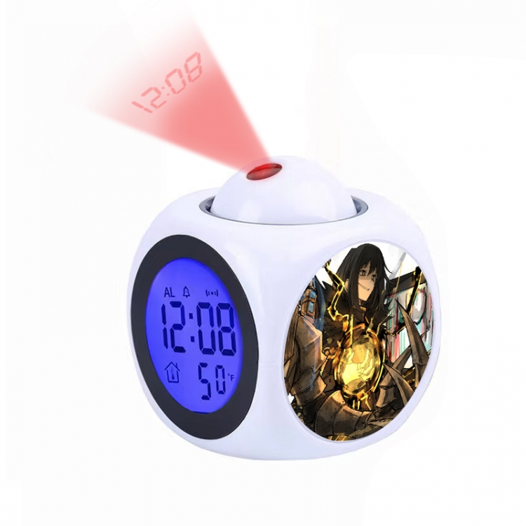 Library Of Ruina Anime projection alarm clock electronic clock 8x8x10cm