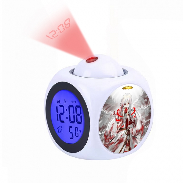 Library Of Ruina Anime projection alarm clock electronic clock 8x8x10cm