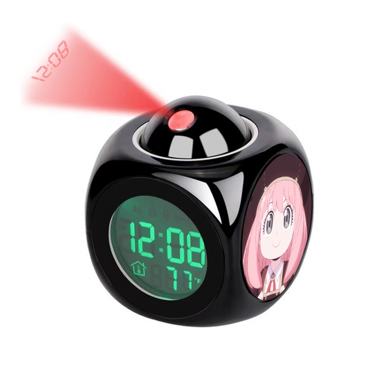 SPY×FAMILY Anime projection alarm clock electronic clock 8x8x10cm