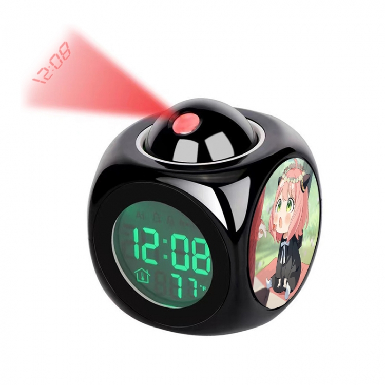 SPY×FAMILY Anime projection alarm clock electronic clock 8x8x10cm