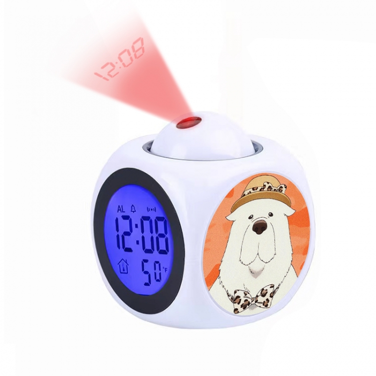 SPY×FAMILY Anime projection alarm clock electronic clock 8x8x10cm