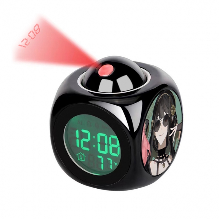 SPY×FAMILY Anime projection alarm clock electronic clock 8x8x10cm