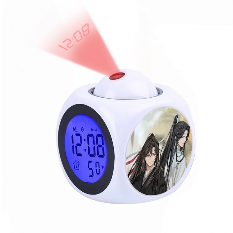 The wizard of the de Anime projection alarm clock electronic clock 8x8x10cm