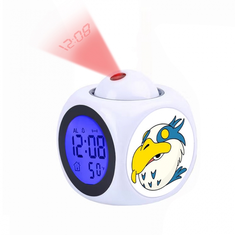 The Boy and the Heron Anime projection alarm clock electronic clock 8x8x10cm