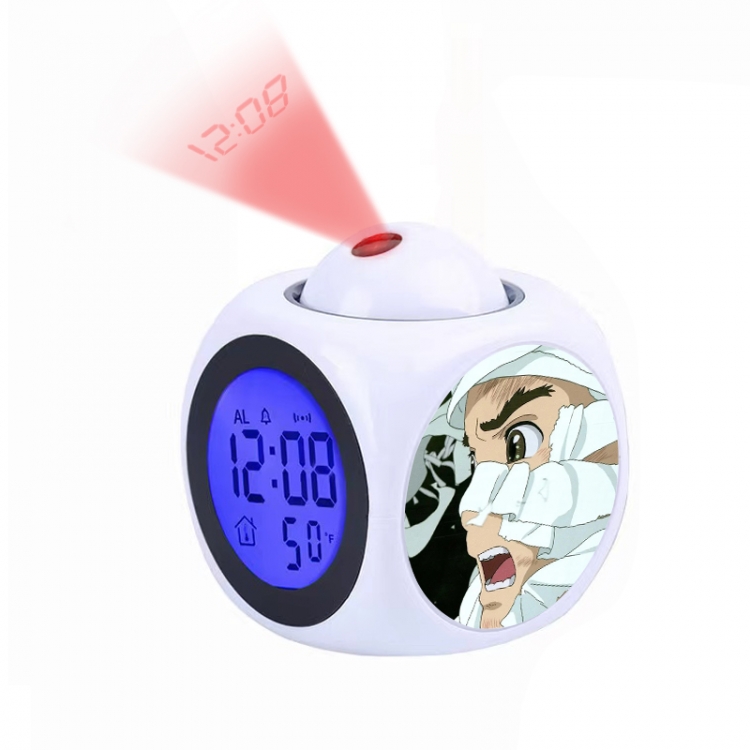 The Boy and the Heron Anime projection alarm clock electronic clock 8x8x10cm