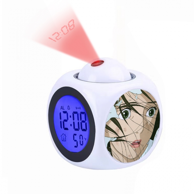 The Boy and the Heron Anime projection alarm clock electronic clock 8x8x10cm