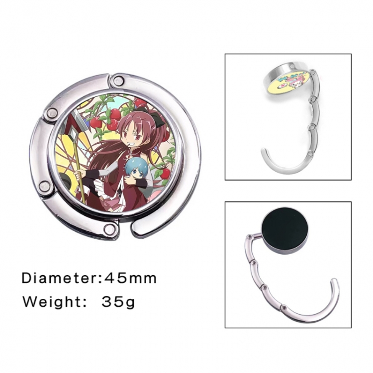 Magic Maiden Anime folding bag hanger table edge bag hook 45mm