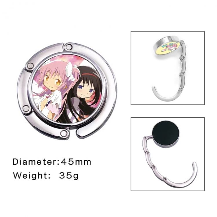 Magic Maiden Anime folding bag hanger table edge bag hook 45mm