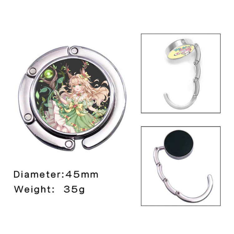 Magic Maiden Anime folding bag hanger table edge bag hook 45mm