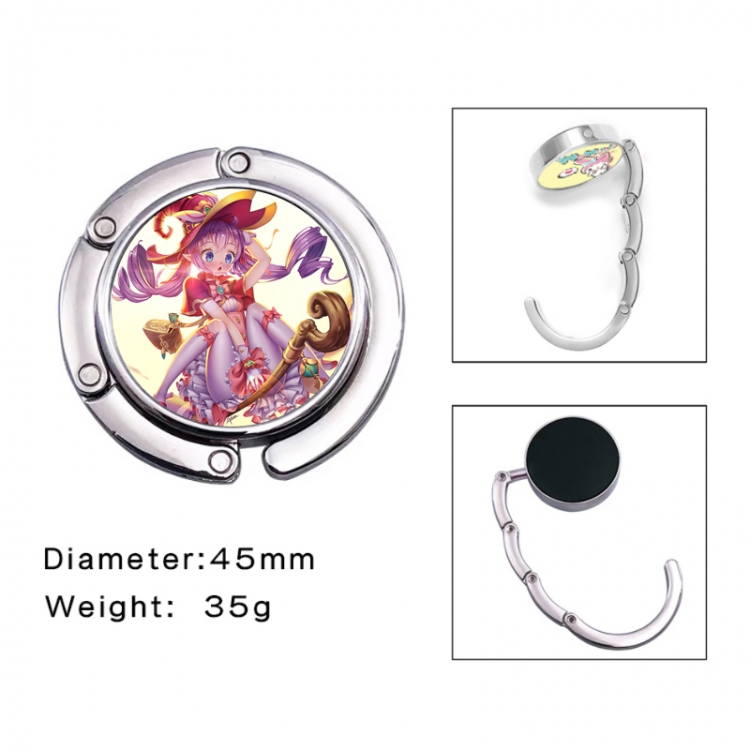 Magic Maiden Anime folding bag hanger table edge bag hook 45mm