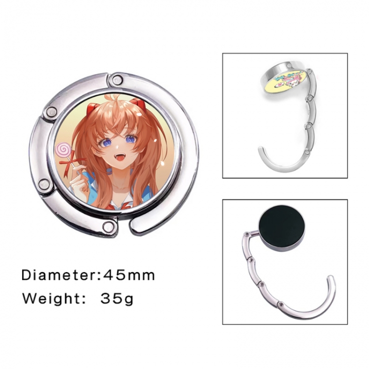 EVA  Anime folding bag hanger table edge bag hook 45mm