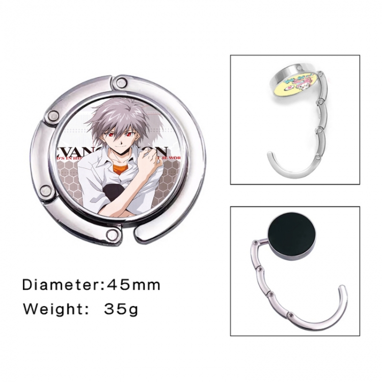 EVA  Anime folding bag hanger table edge bag hook 45mm