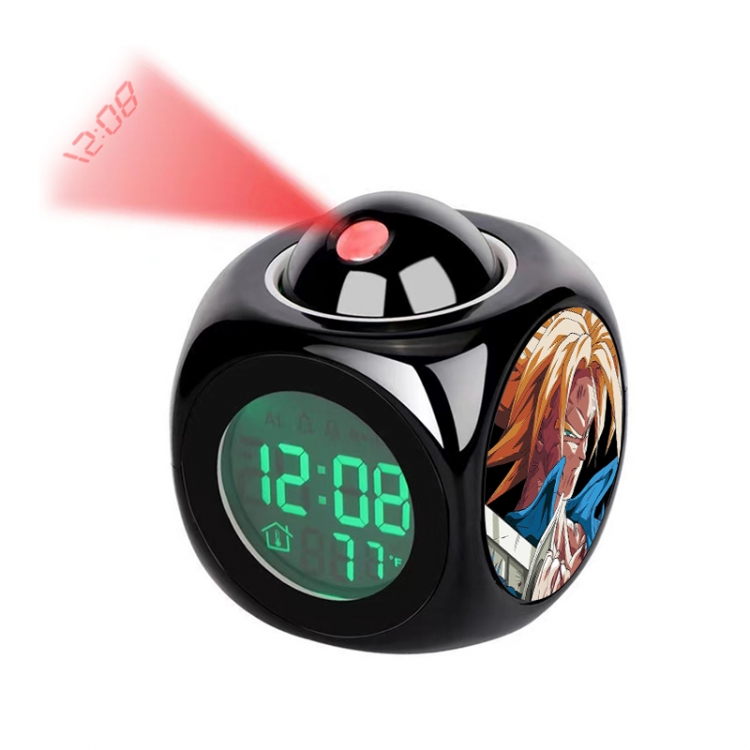 DRAGON BALL Anime projection alarm clock electronic clock 8x8x10cm