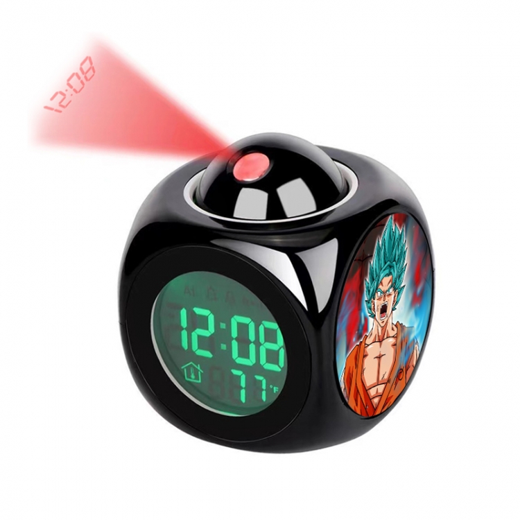 DRAGON BALL Anime projection alarm clock electronic clock 8x8x10cm