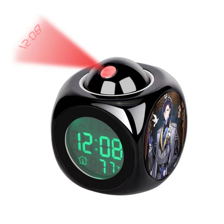 For All Time Anime projection alarm clock electronic clock 8x8x10cm