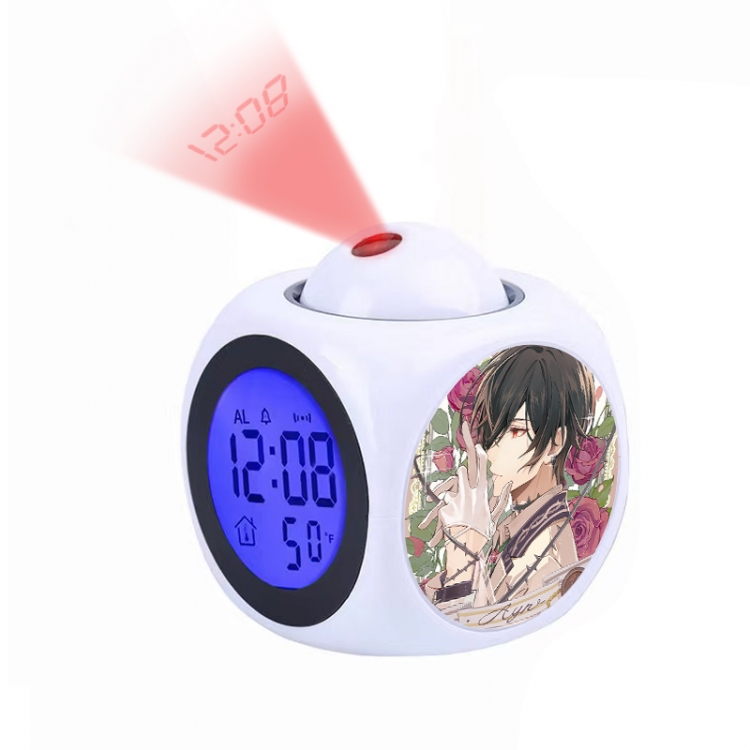 For All Time Anime projection alarm clock electronic clock 8x8x10cm