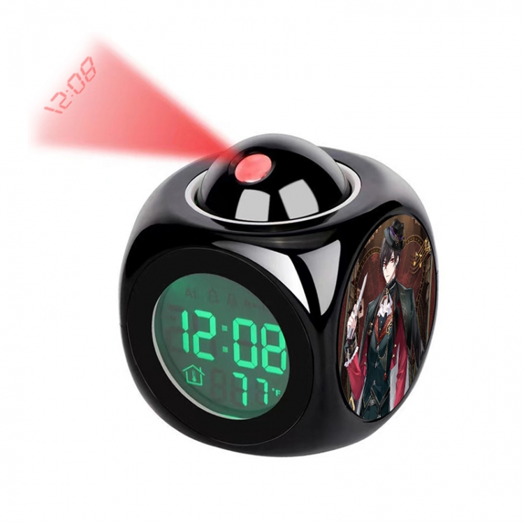 For All Time Anime projection alarm clock electronic clock 8x8x10cm