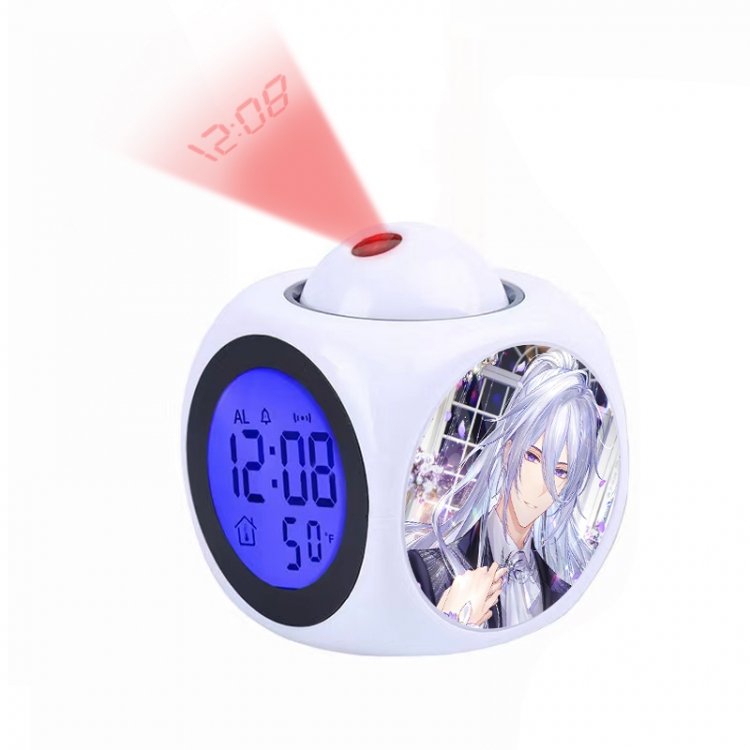 For All Time Anime projection alarm clock electronic clock 8x8x10cm