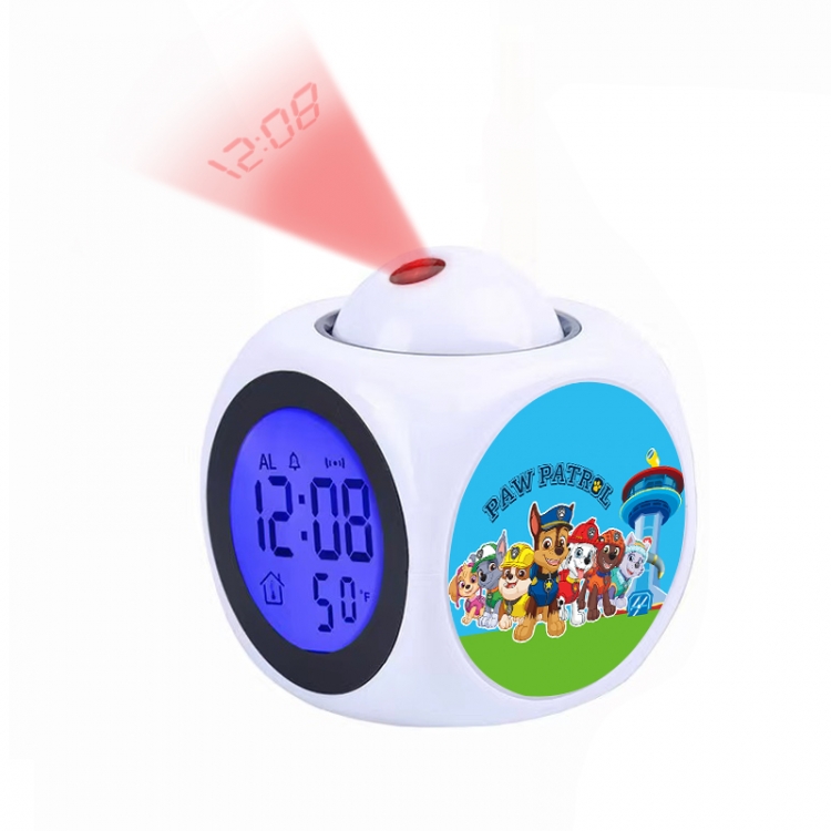 PAW Patrol Anime projection alarm clock electronic clock 8x8x10cm