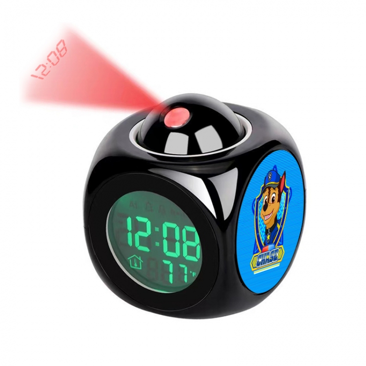 PAW Patrol Anime projection alarm clock electronic clock 8x8x10cm