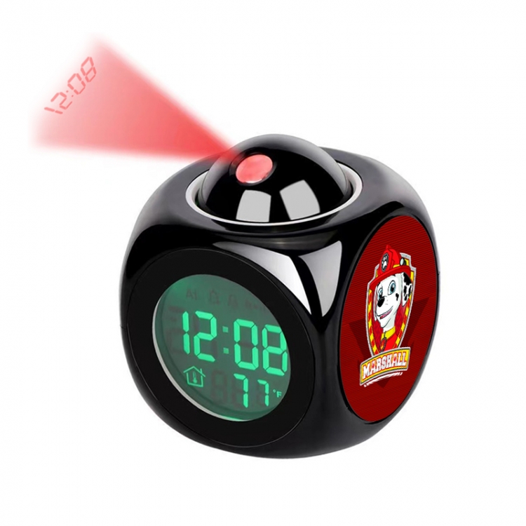 PAW Patrol Anime projection alarm clock electronic clock 8x8x10cm