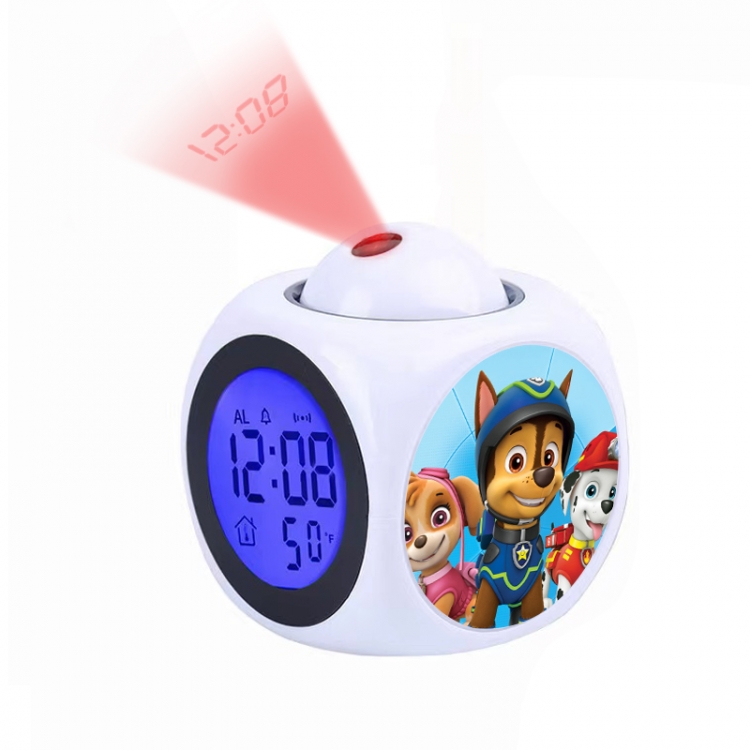 PAW Patrol Anime projection alarm clock electronic clock 8x8x10cm