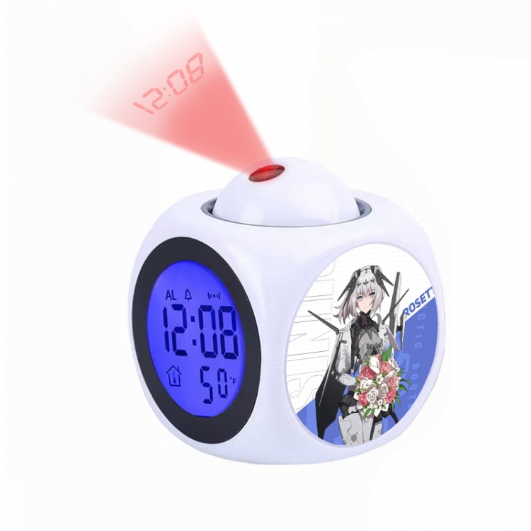 Zhan Shuang Pamish Anime projection alarm clock electronic clock 8x8x10cm