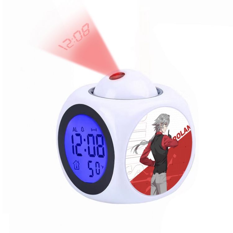 Zhan Shuang Pamish Anime projection alarm clock electronic clock 8x8x10cm