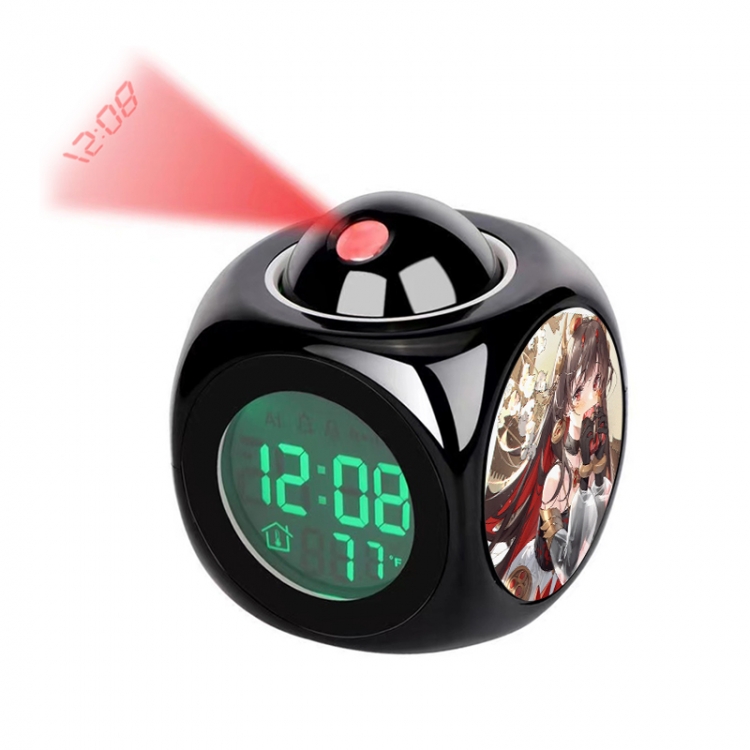 Zhan Shuang Pamish Anime projection alarm clock electronic clock 8x8x10cm