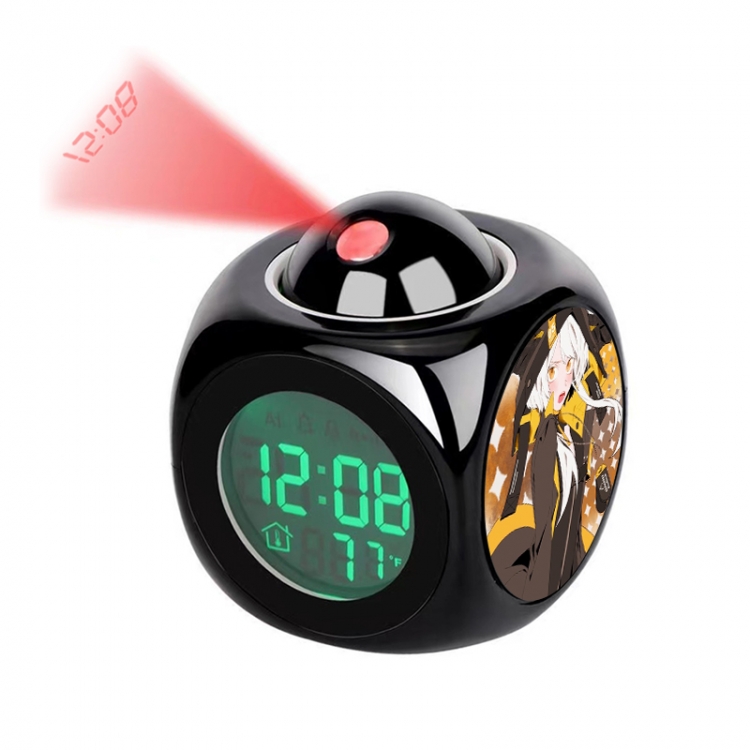 Zhan Shuang Pamish Anime projection alarm clock electronic clock 8x8x10cm