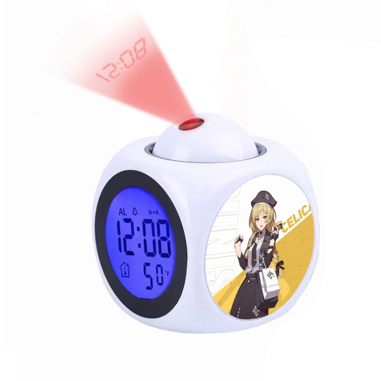 Zhan Shuang Pamish Anime projection alarm clock electronic clock 8x8x10cm
