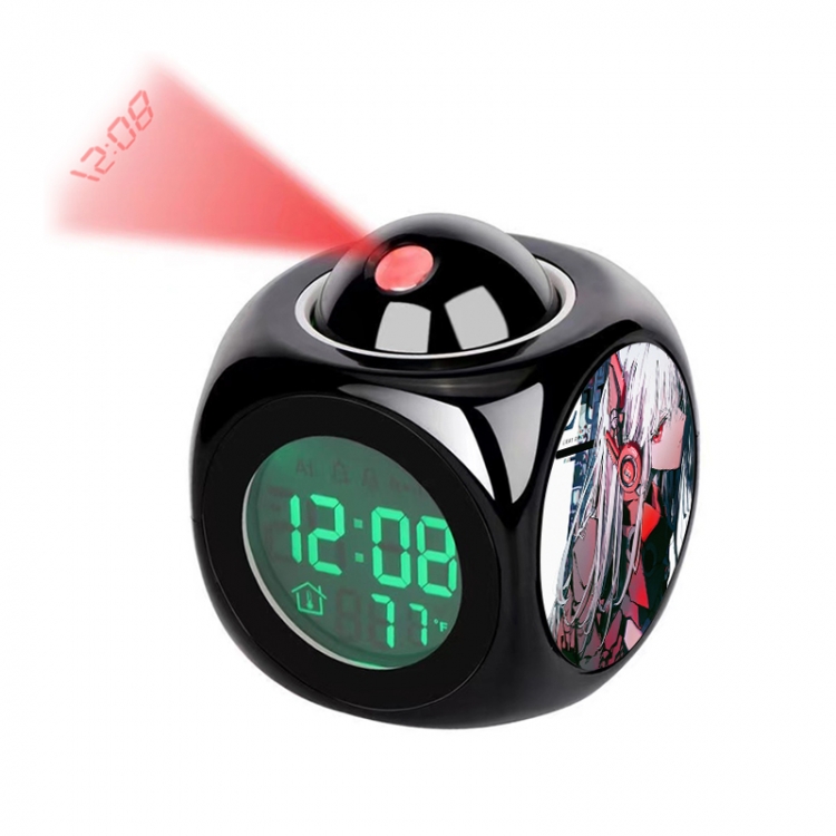 Zhan Shuang Pamish Anime projection alarm clock electronic clock 8x8x10cm