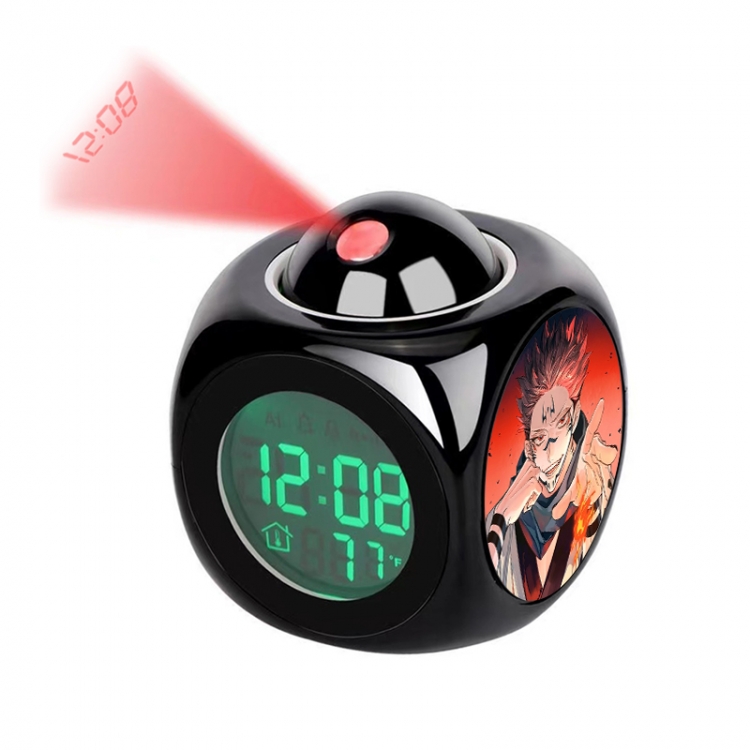 Jujutsu Kaisen Anime projection alarm clock electronic clock 8x8x10cm