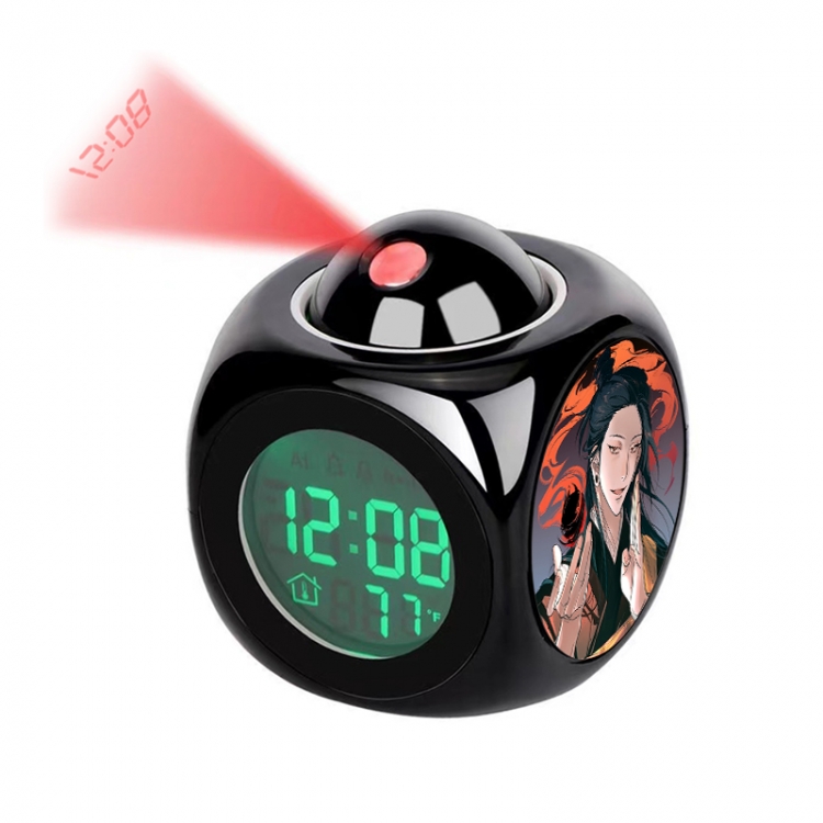 Jujutsu Kaisen Anime projection alarm clock electronic clock 8x8x10cm