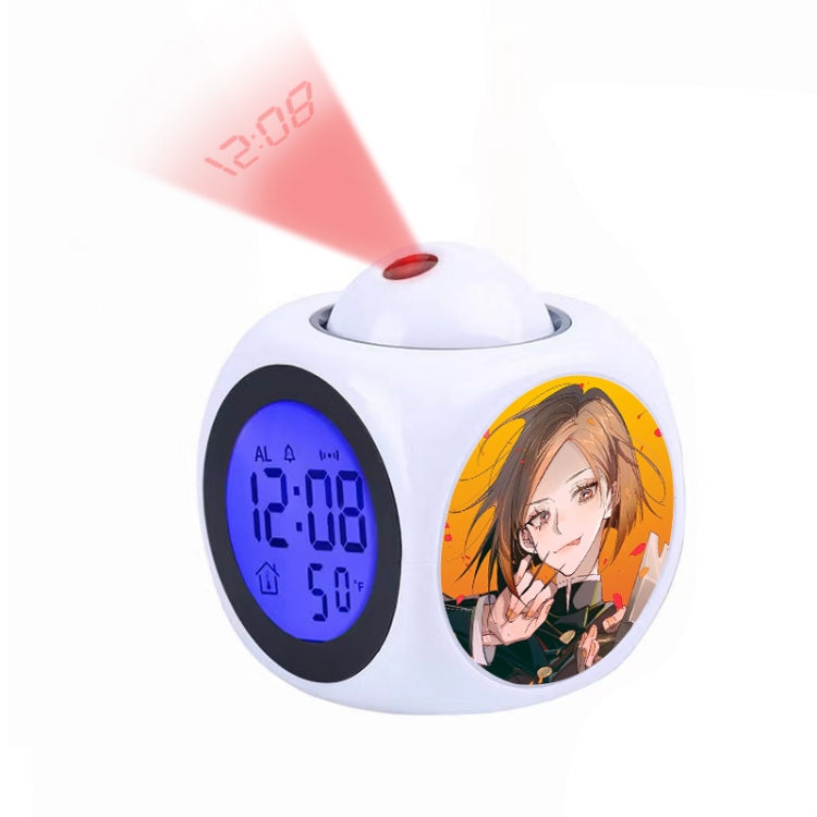 Jujutsu Kaisen Anime projection alarm clock electronic clock 8x8x10cm