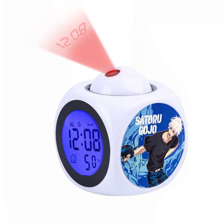 Jujutsu Kaisen Anime projection alarm clock electronic clock 8x8x10cm