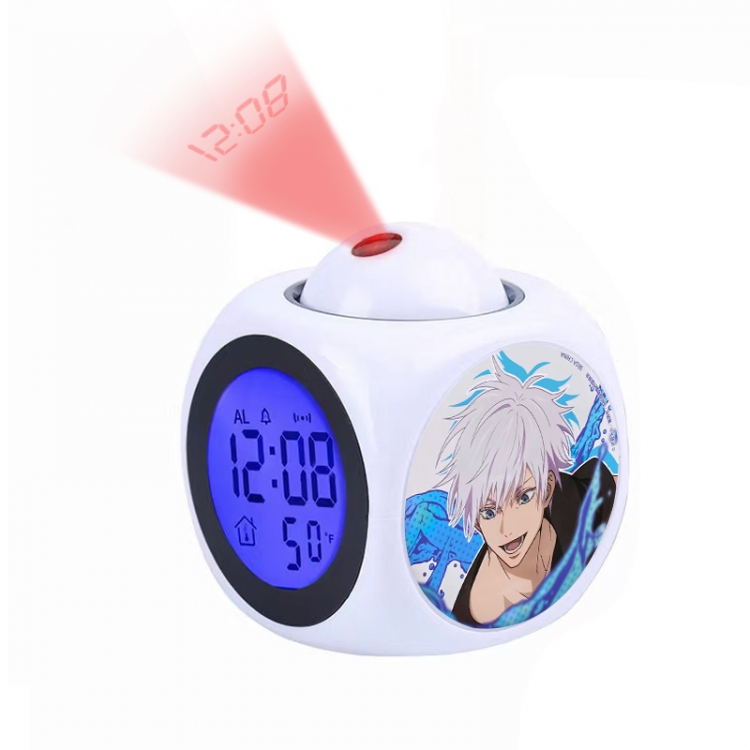 Jujutsu Kaisen Anime projection alarm clock electronic clock 8x8x10cm