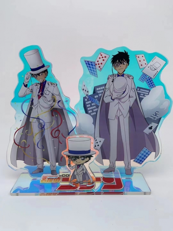 Detective conan Sandwich acrylic rainbow effect triple insertion acrylic Standing Plates 15cm 15cm 6cm