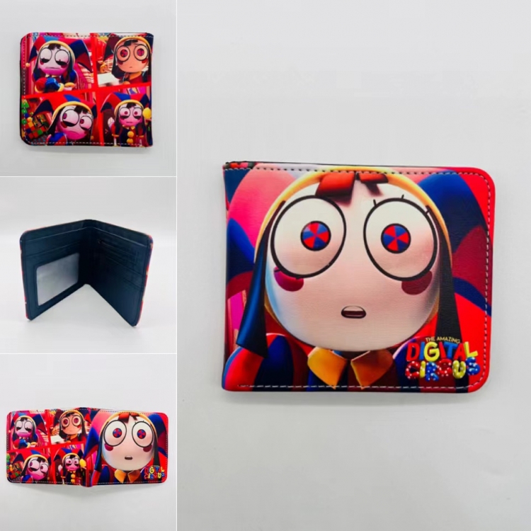 The Amazing Digital Circus Full color Two fold short card case wallet 11X9.5CM