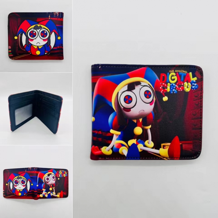 The Amazing Digital Circus Full color Two fold short card case wallet 11X9.5CM