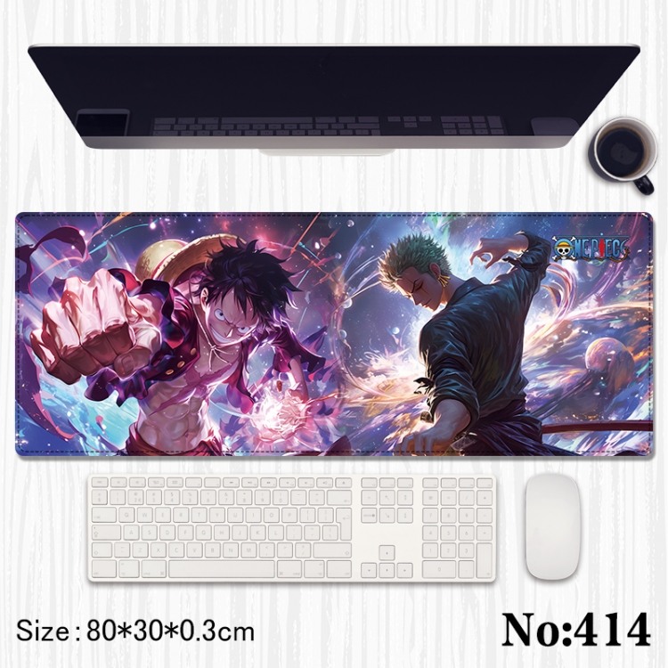 One Piece Anime peripheral computer mouse pad office desk pad multifunctional pad 80X30X0.3cm