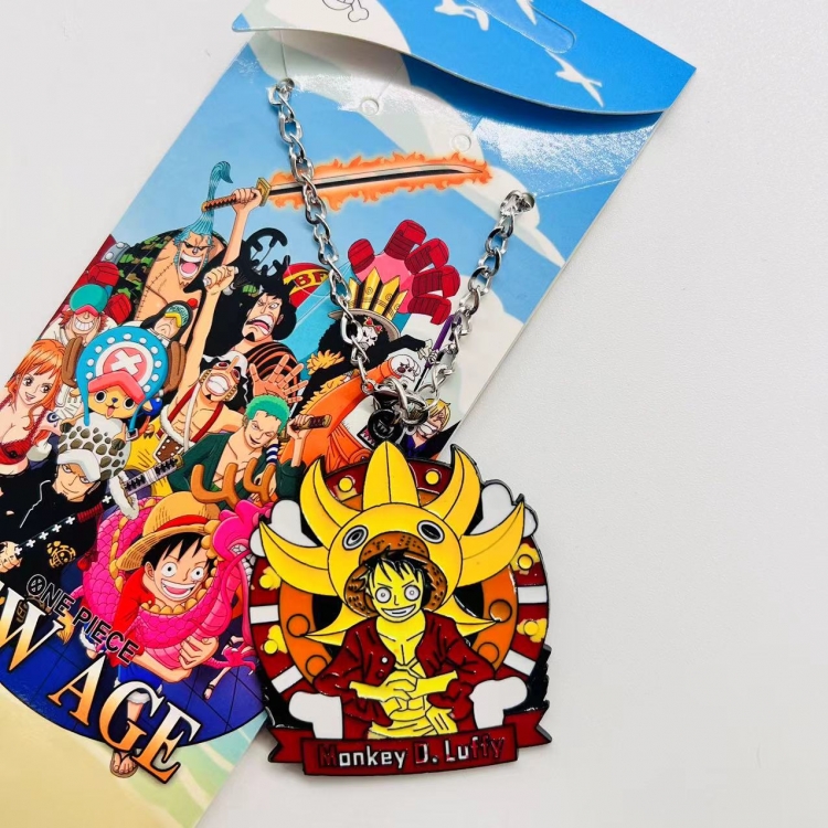 One Piece Anime peripheral metal necklace pendant  price for 5 pcs