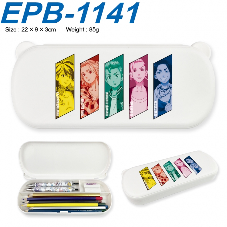 Tokyo Revengers Anime peripheral UV printed PP material stationery box 22X9X3CM