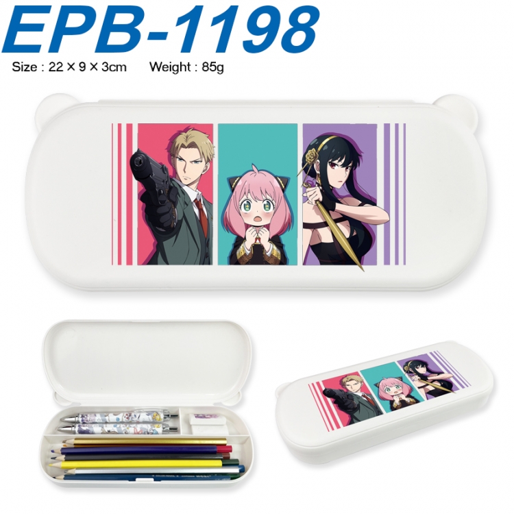 SPY×FAMILY Anime peripheral UV printed PP material stationery box 22X9X3CM
