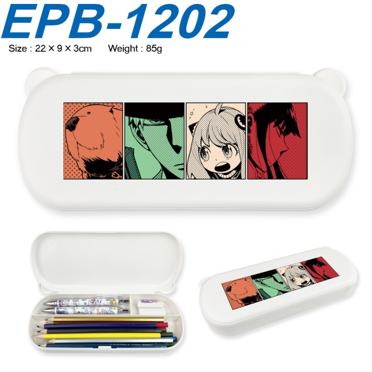 SPY×FAMILY Anime peripheral UV printed PP material stationery box 22X9X3CM