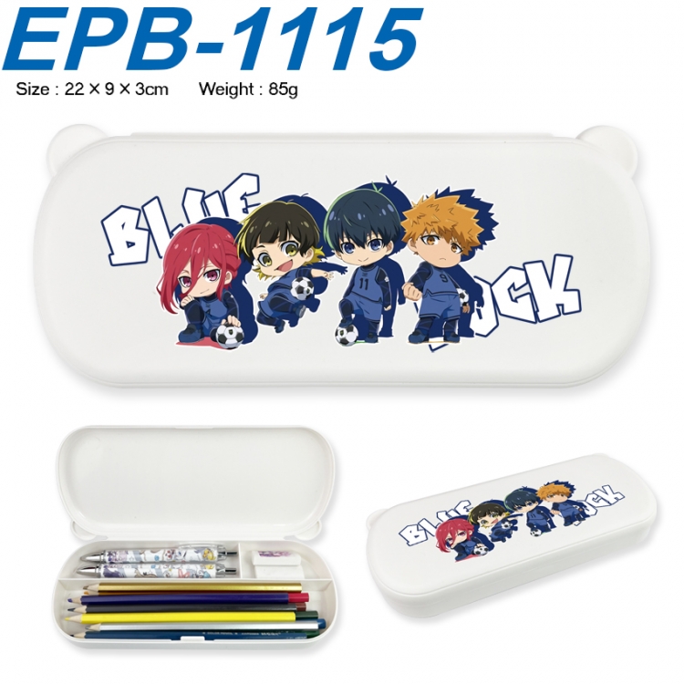 BLUE LOCK Anime peripheral UV printed PP material stationery box 22X9X3CM