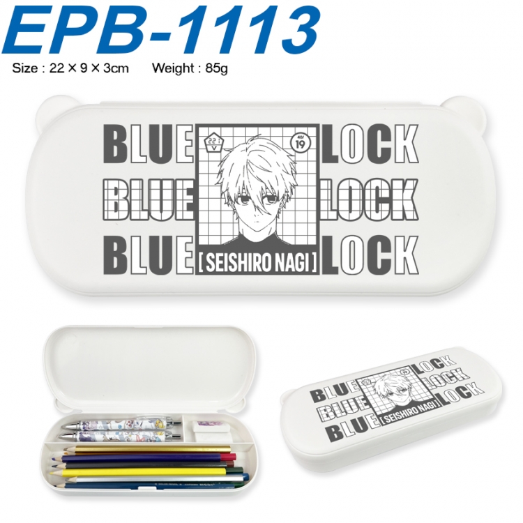 BLUE LOCK Anime peripheral UV printed PP material stationery box 22X9X3CM